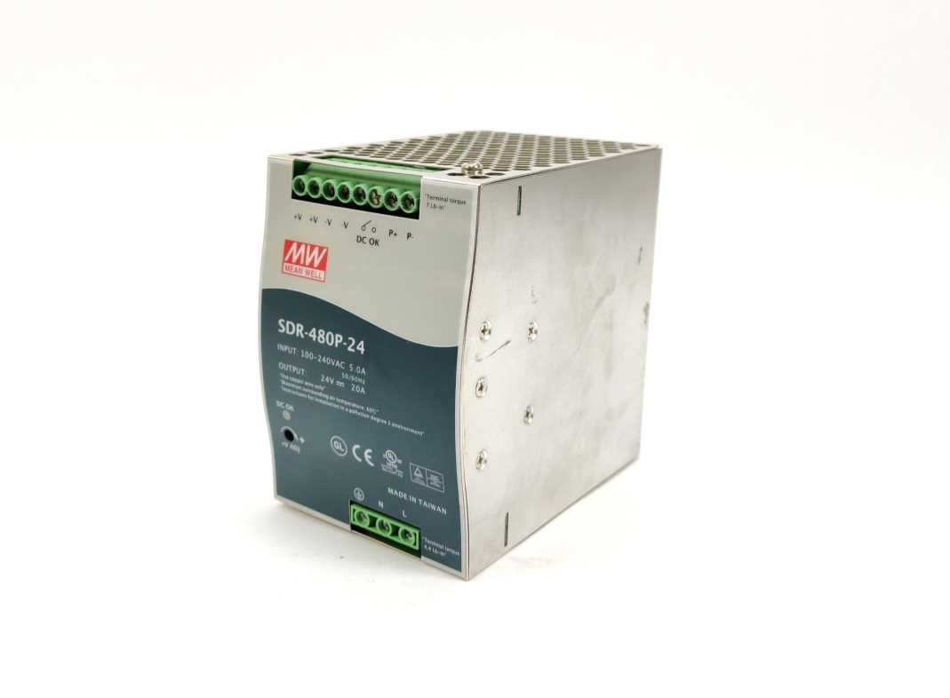 Mean Well SDR-480P-24 DIN Rail Power Supplies 480W 24V