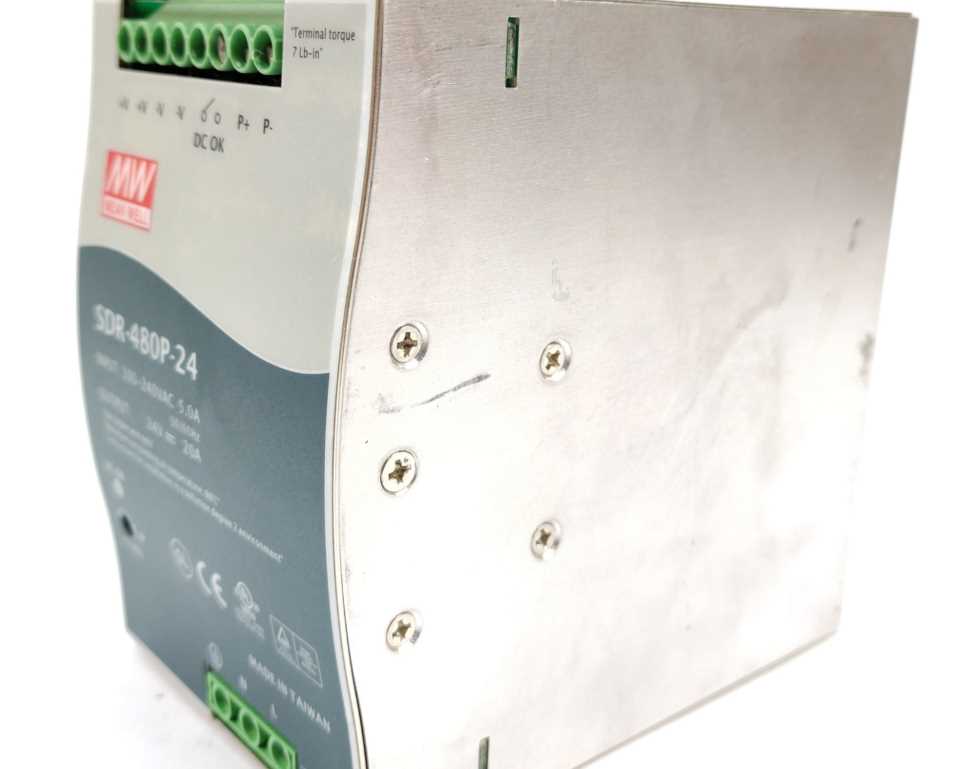 Mean Well SDR-480P-24 DIN Rail Power Supplies 480W 24V