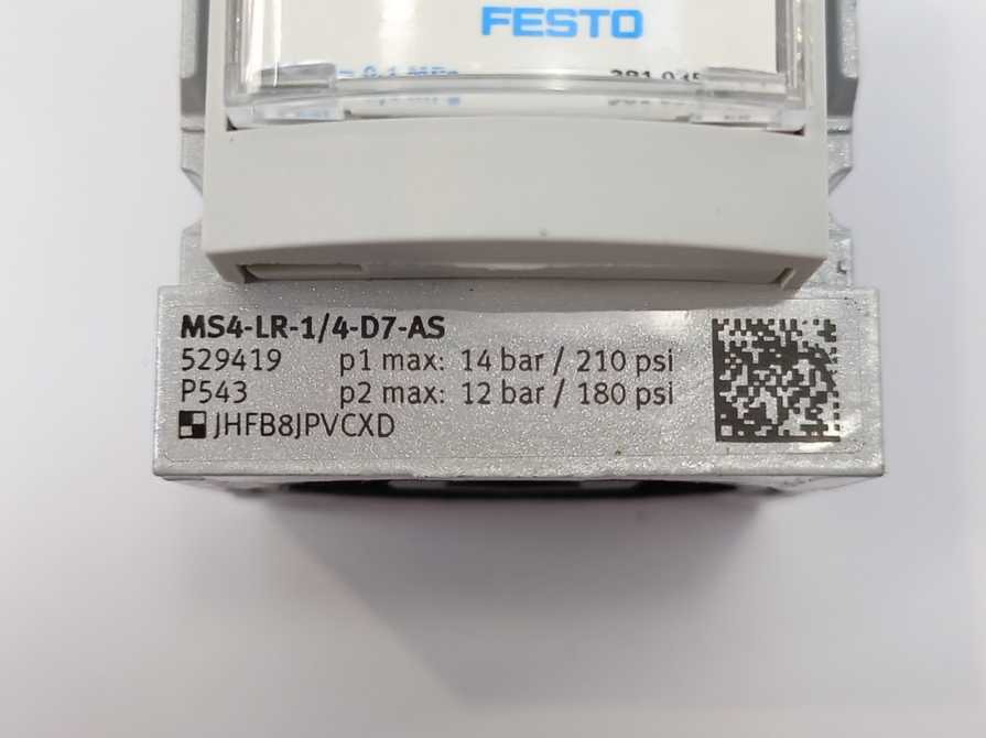 Festo 529419 MS4-LR-1/4-D7-AS Valve