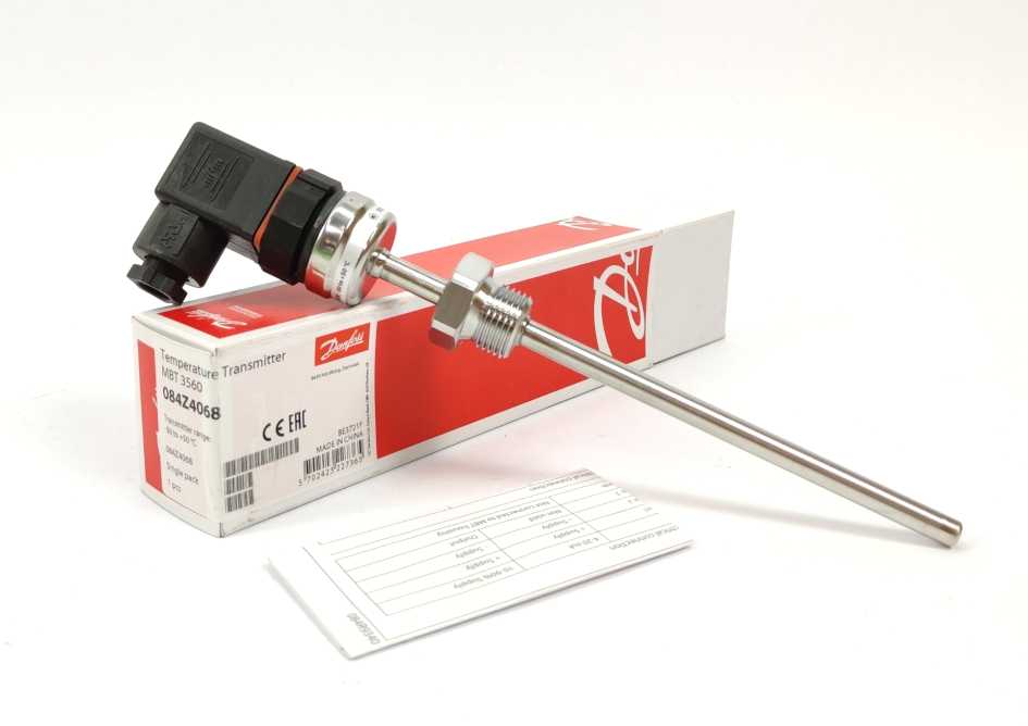 Danfoss 084Z4068 Temperature transmitter, MBT 3560, 4-20mA 10-32V DC, -50 +50C
