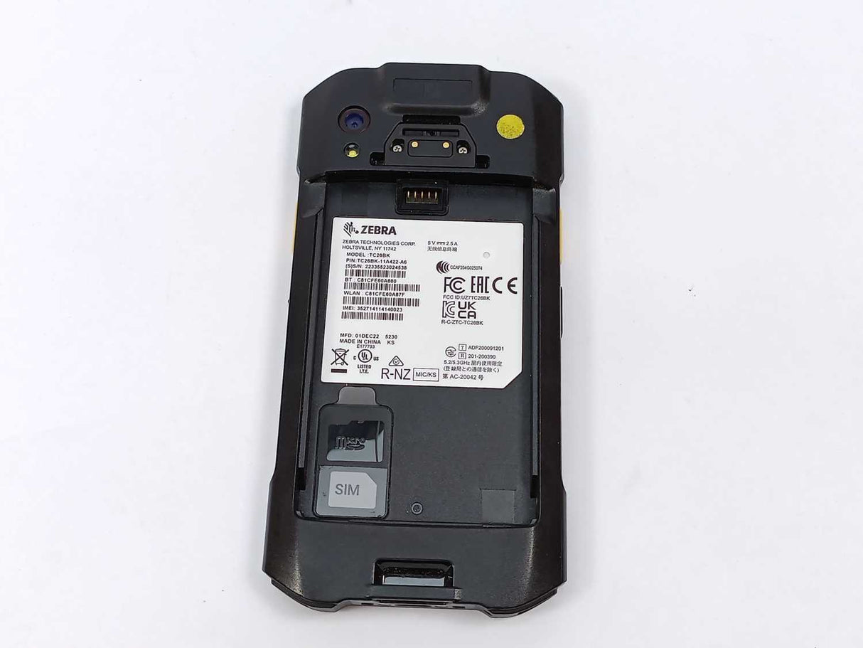 Zebra TC26BK-11A422-A6 Barcode scanner w/ charging station