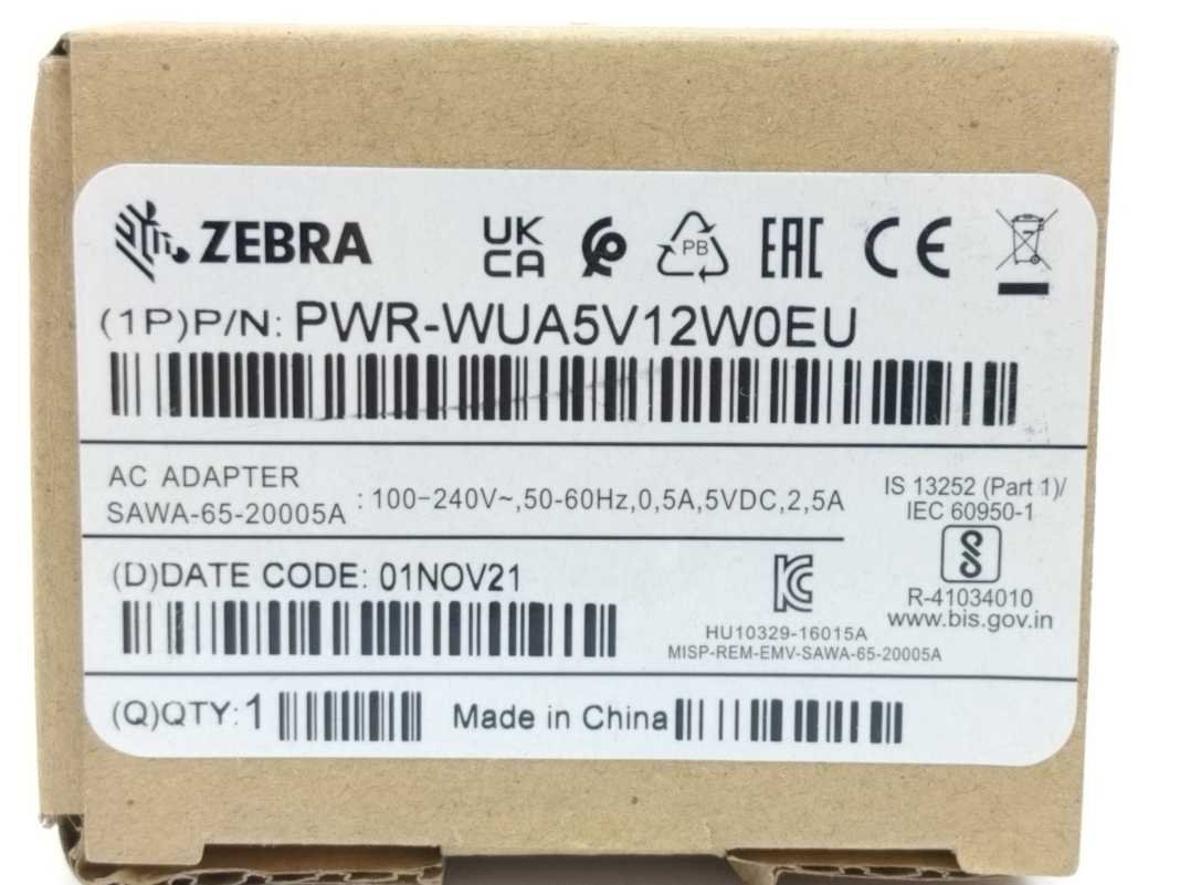 Zebra TC26BK-11A422-A6 Barcode scanner with adapter and battery TC26BK