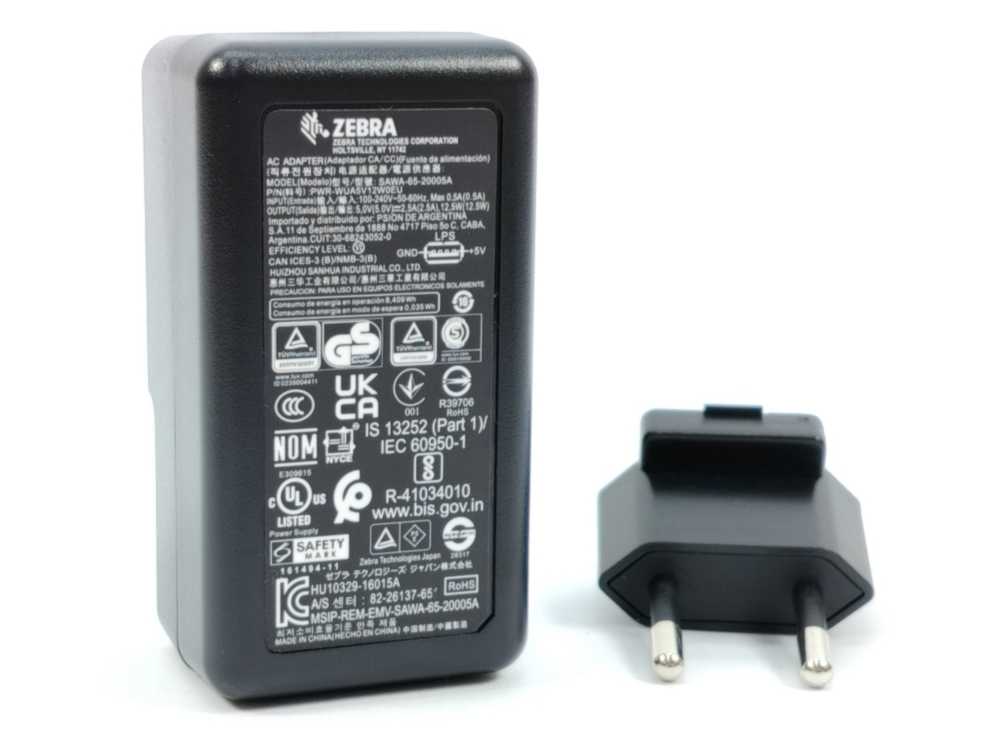 Zebra TC26BK-11A422-A6 Barcode scanner with adapter and battery TC26BK