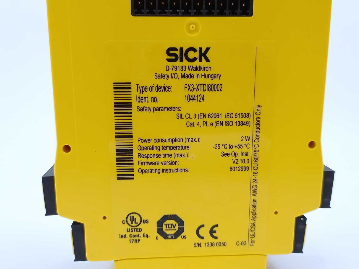 SICK 1044124 FX3-XTDI80002 Safety Relay