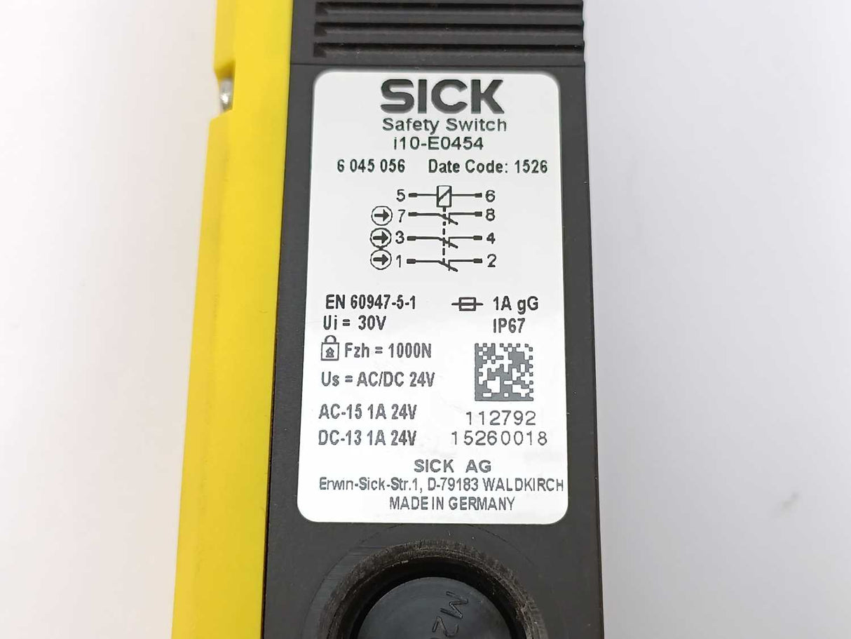SICK 6045056 i10-E0454 Safety Switch