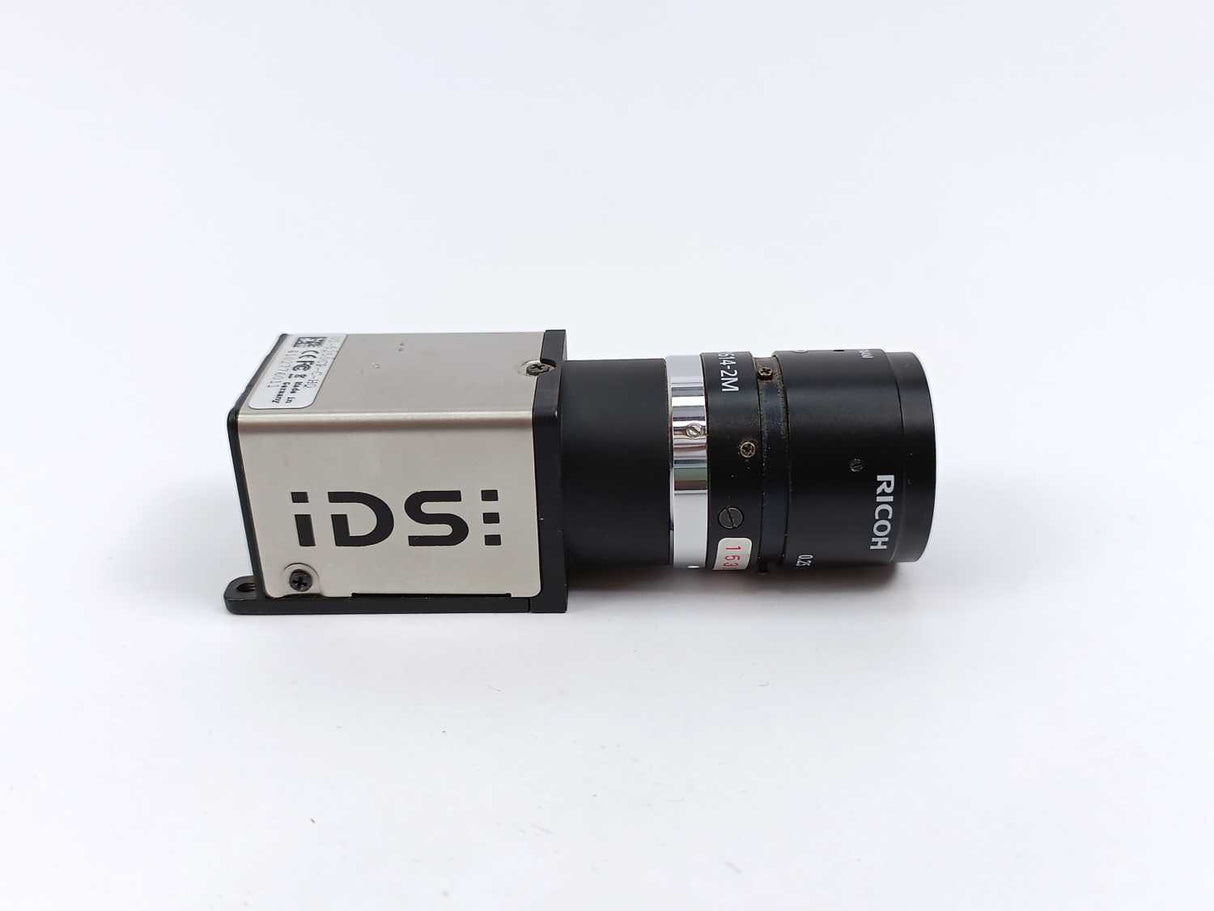 IDS uEye industrial UI-5250CP-C-HQ Industrial Camera W/ RICOH FL-CC1614-2M Lens