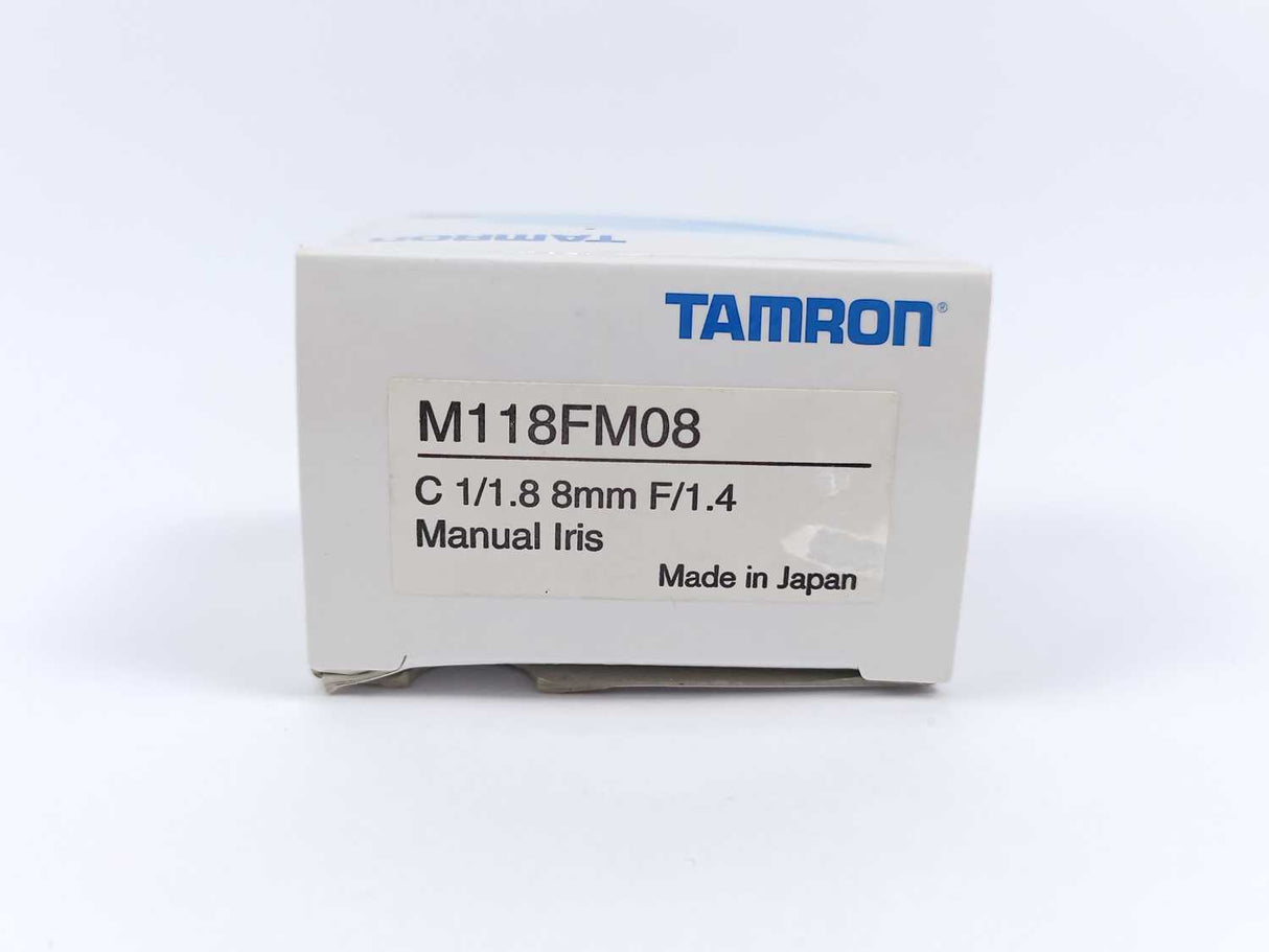 Tamron M118FM08 CCTV Lens Manual Iris C 1/1,8 8mm F/1,4