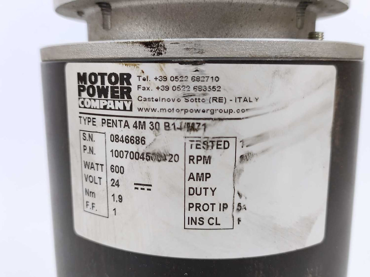 Motor Power Company PENTA 4M 30 B14/M71 Brushed Electric Product 1007004500420