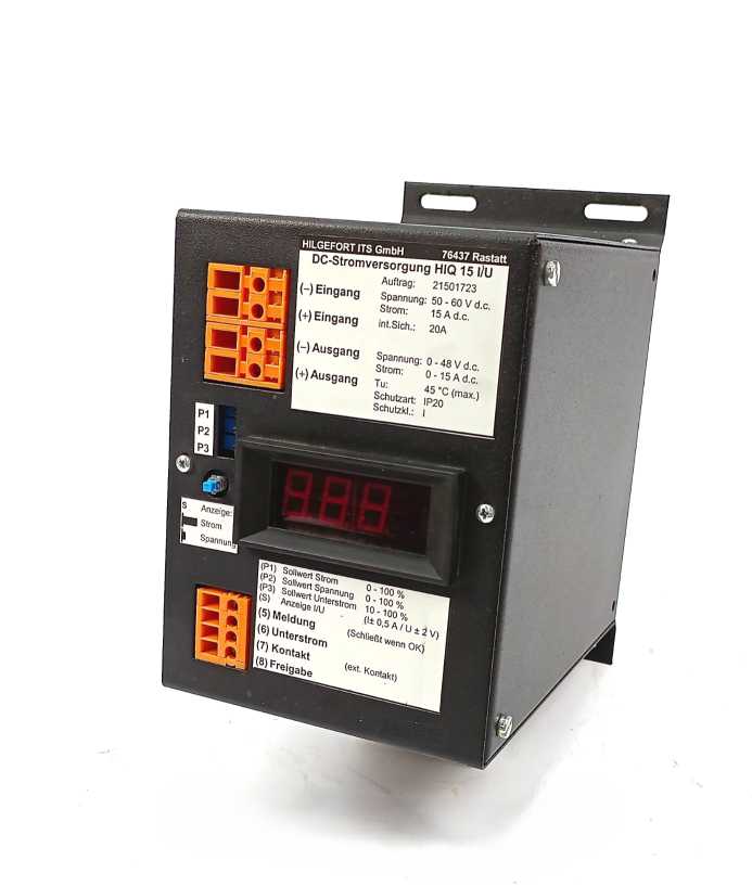 HILGEFORT ITS HIQ15I/U Dc motor controller