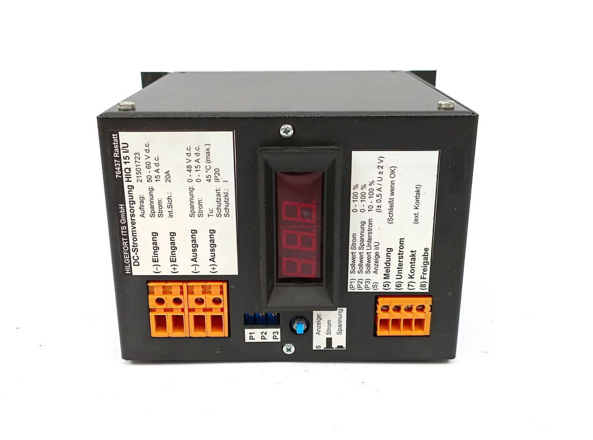 HILGEFORT ITS HIQ15I/U Dc motor controller