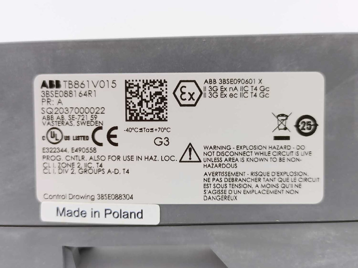 ABB 3BSE088164R1 TB861V015, Modulebus Extension