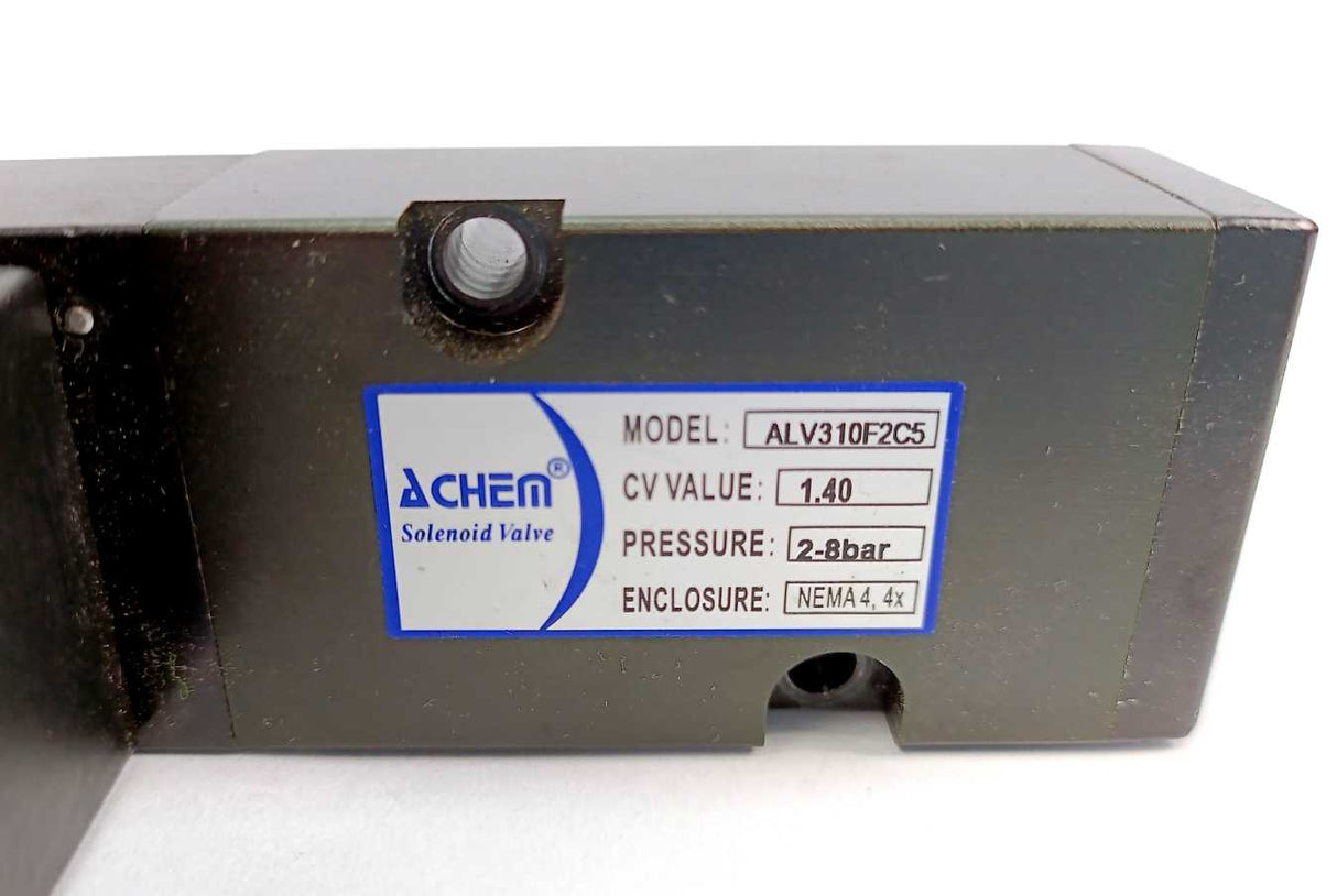 ACHEM ALV310F2C5 Flame-proof solenoid valve, CV:1.40, 2-8bar w/ Coil ALV5-024