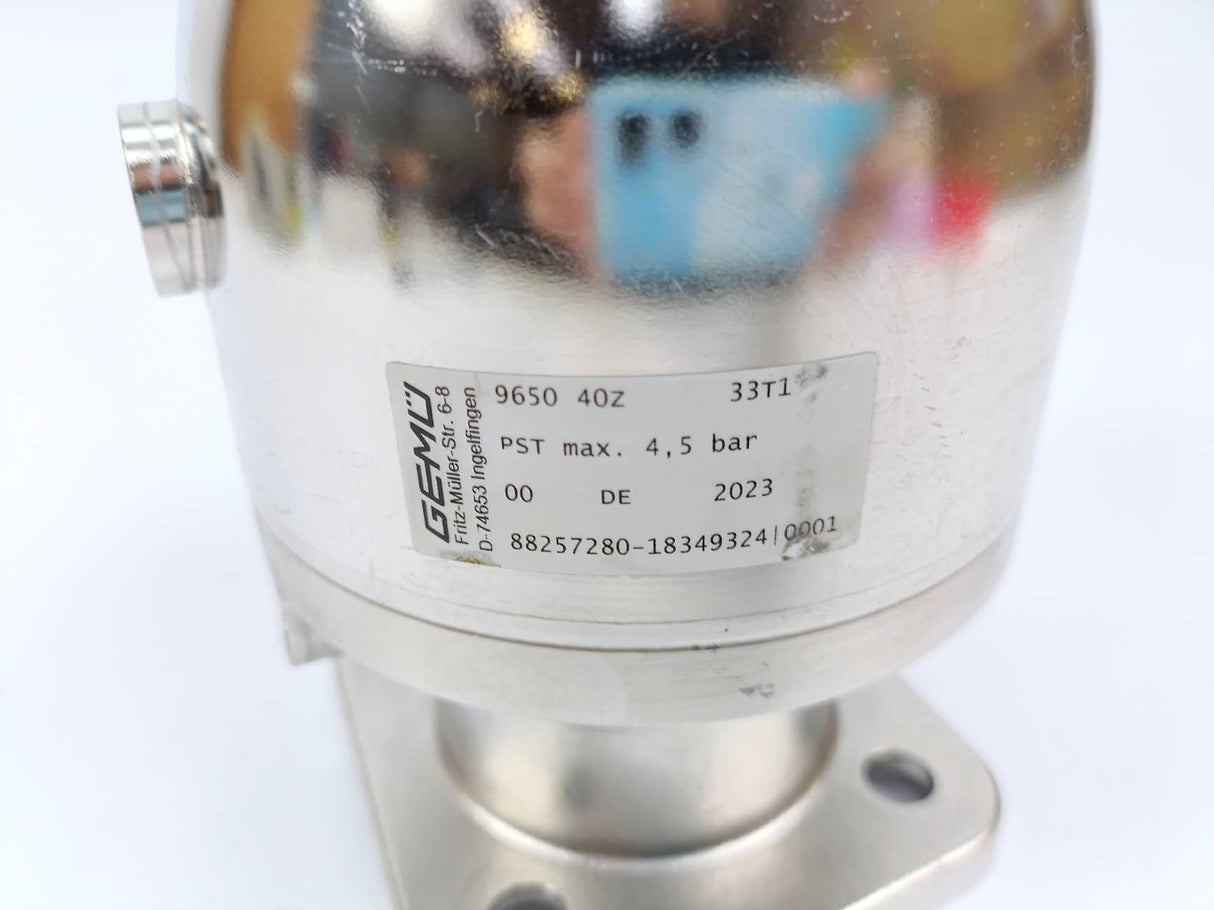 GEMU 88257280 9650 40Z 33T1 Actuator Diaphragm Valve