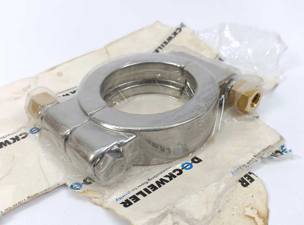 Alflow / Dockweiler D-TC-3-DB Clamp Double Bolted 13MHP. Flange: 64.00mm