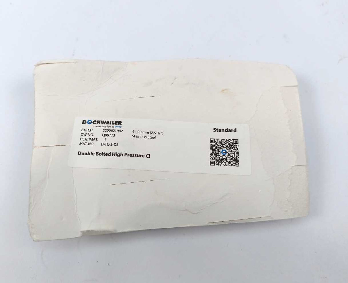 DOCKWEILER QB9773 Double Bolted . Flange: 64,00mm (2,516") D-TC-3-DB