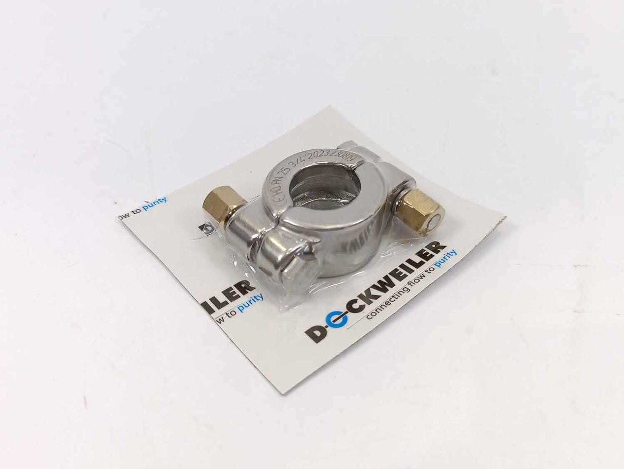 DOCKWEILER RB0406 D-TC-1-DB Double Bolted High Pressure Clamp. Flange: 25,00mm
