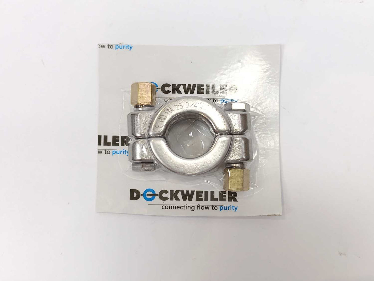 DOCKWEILER RB0406 D-TC-1-DB Double Bolted High Pressure Clamp. Flange: 25,00mm