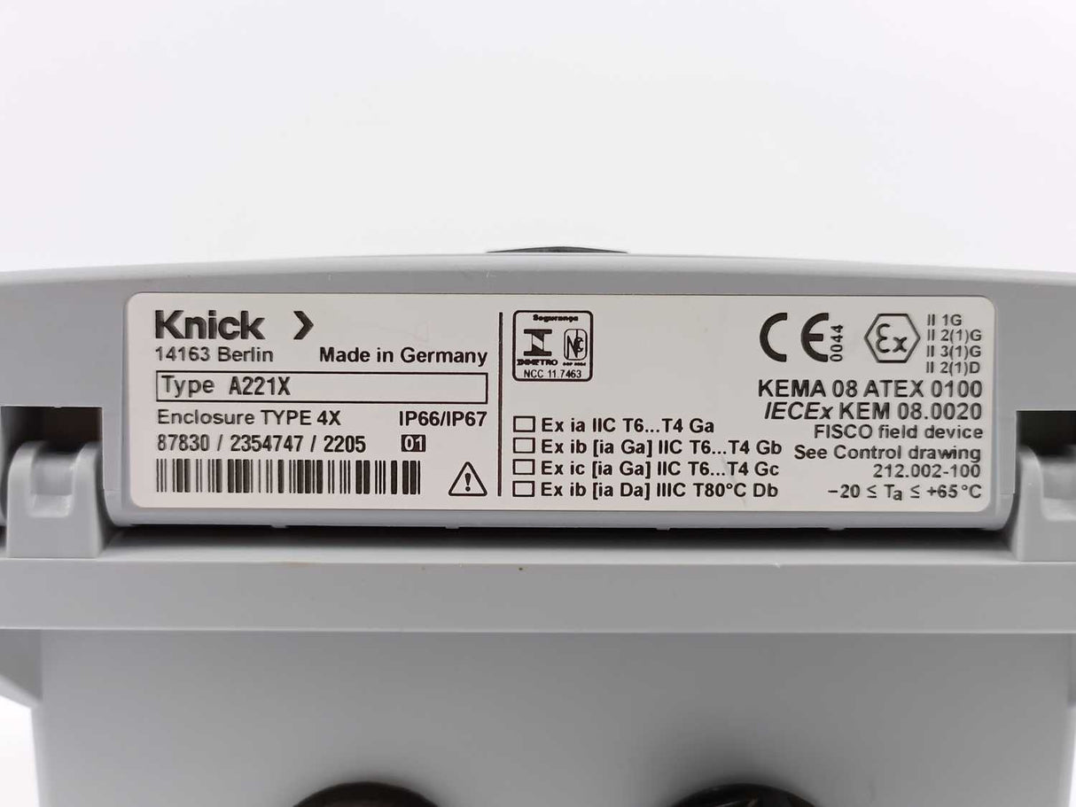 Knick A221X Stratos Pro A221X Multiparameter Transmitter