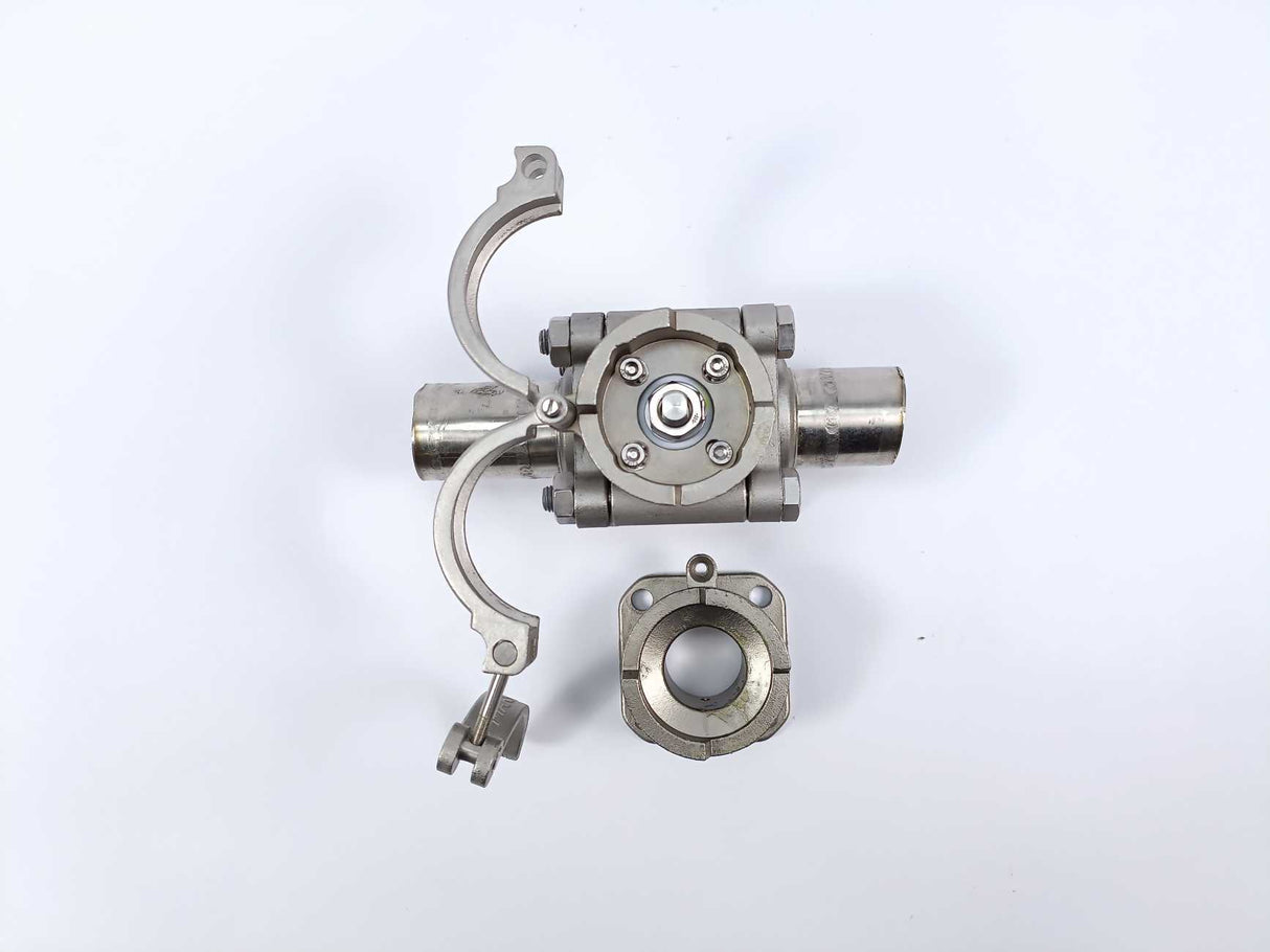 Mars Valve 83SN-2ADET 11/2" FB Ball Valve, PN63, 1.4409 PTFE, SN:2108200001