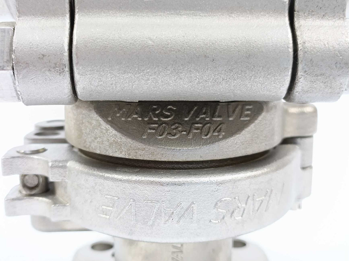 Mars Valve 83SN-2ADET 11/2" FB Ball Valve, PN63, 1.4409 PTFE, SN:2108200001