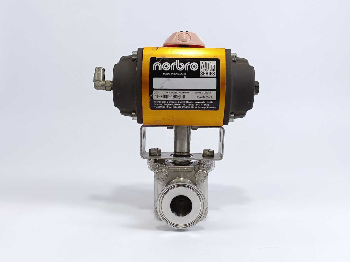 Norbro 10-RDB40-1SD1E0-D Pneumatic Actuator, S52414/2-1, 8,5bar