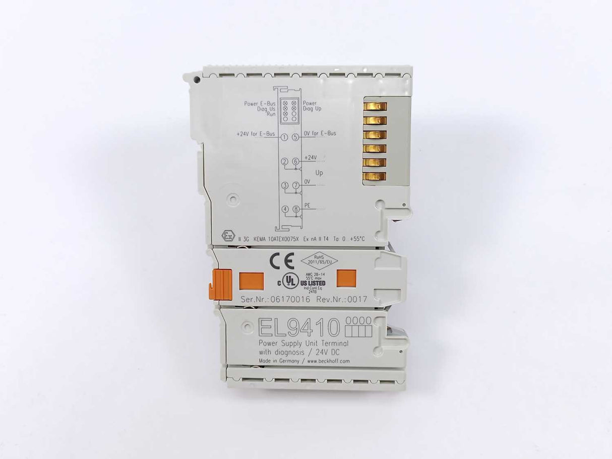 Beckhoff EL9410 Power supply unit terminal with diagnosis
