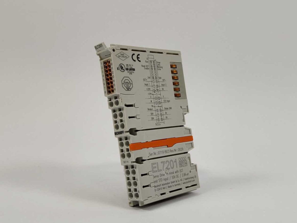 Beckhoff EL7201-9014 Servo Drive Terminal, 1-channel motion interface