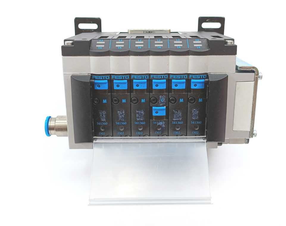 Festo 18264 CPV14-GE-MP-G Valve Terminal W/ 18210, 6x 161360