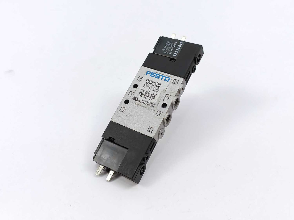 Festo 533153 CPE10-M1BH-5/3G-QS6-B Solenoid Valve
