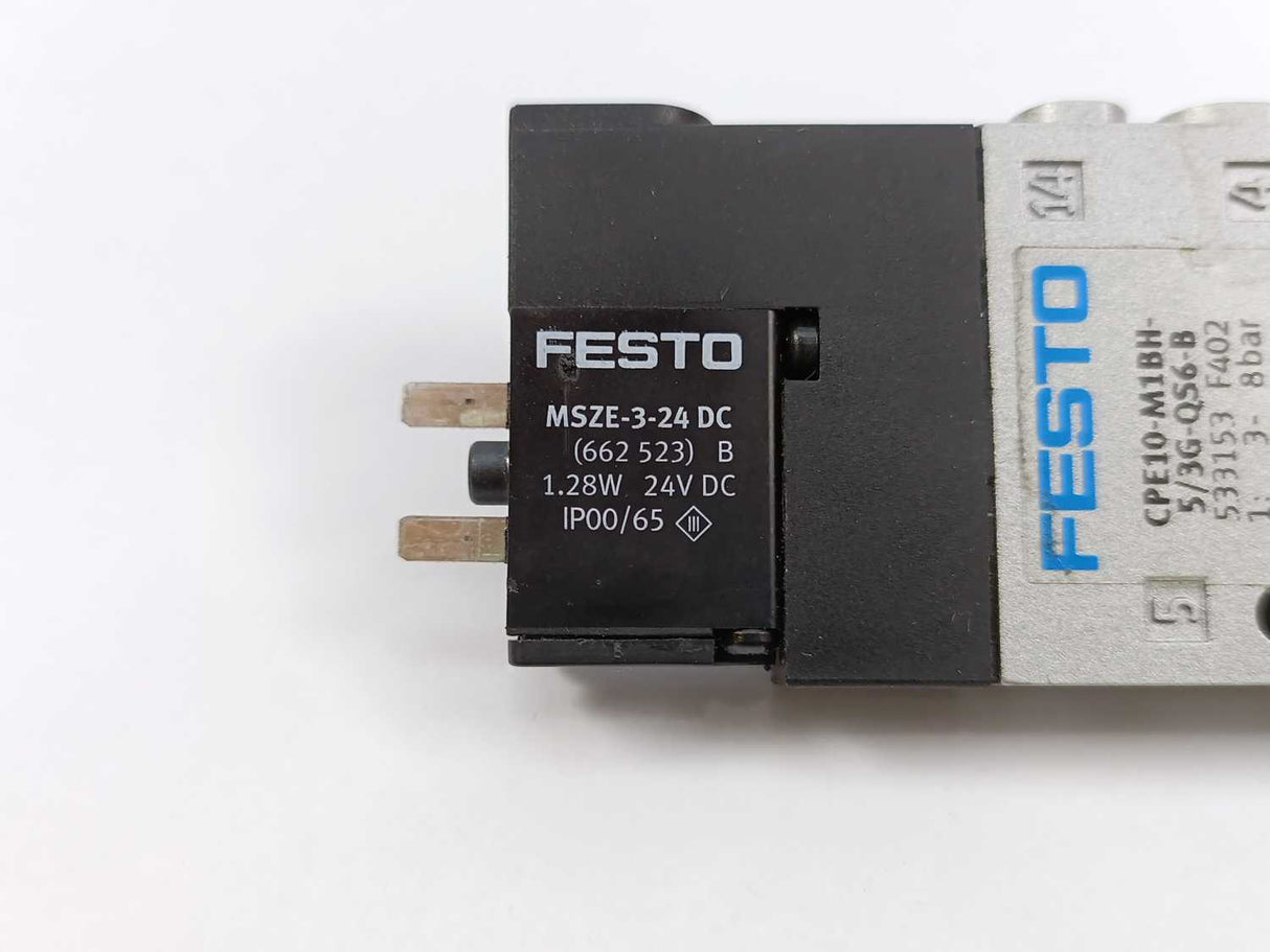 Festo 533153 CPE10-M1BH-5/3G-QS6-B Solenoid Valve