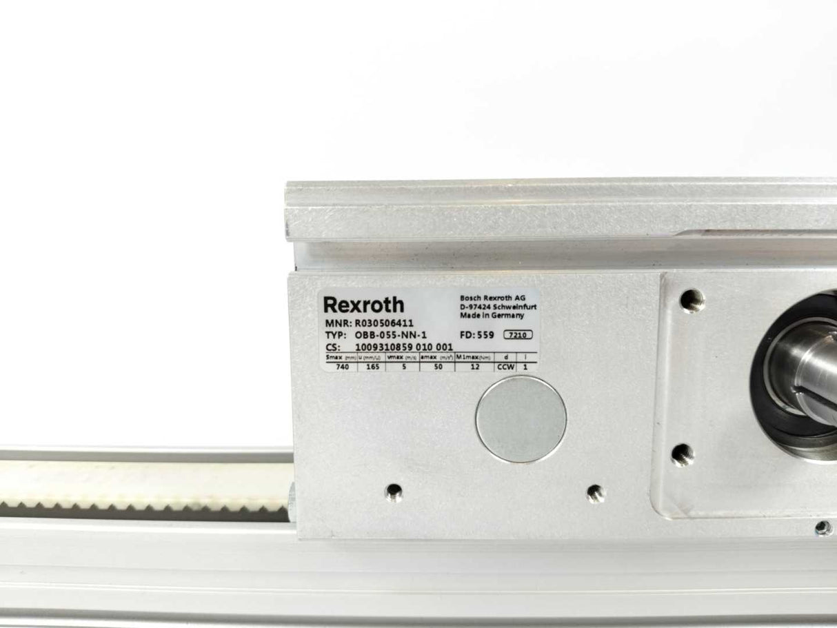 Rexroth R030506411 Linear Module OBB-055-NN-1