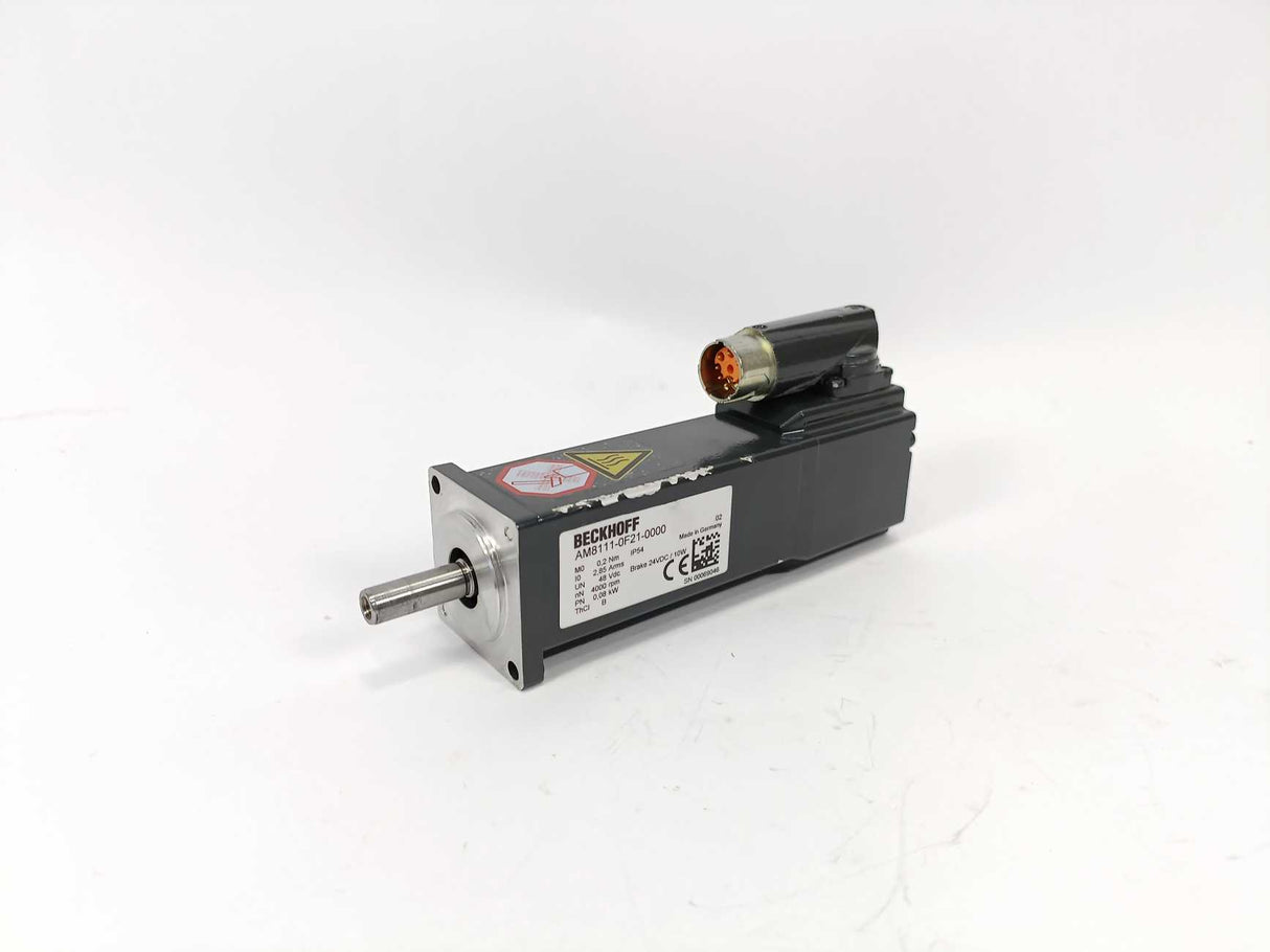 Beckhoff AM8111-0F21-0000 48Vdc, 0,08kW Servo Motor