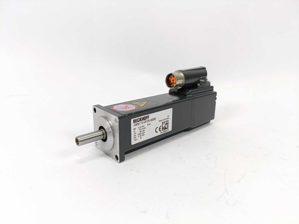Beckhoff AM8113-0F20-0000 48Vdc, 0,16kW Servo Motor