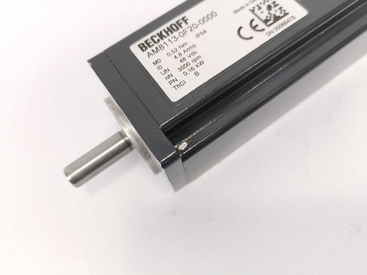 Beckhoff AM8113-0F20-0000 48Vdc, 0,16kW Servo Motor