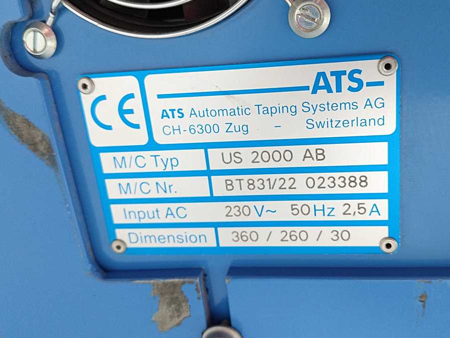 Automatic Taping Systems US-2000 AB Banding Machine