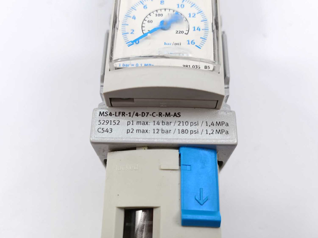 Festo 529152 MS4-LFR-1/4-D7-CRM-AS Filter Regulator