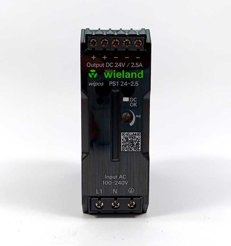 Wieland 81.000.6520.0 PS1 24-2.5 Switching Power Supply