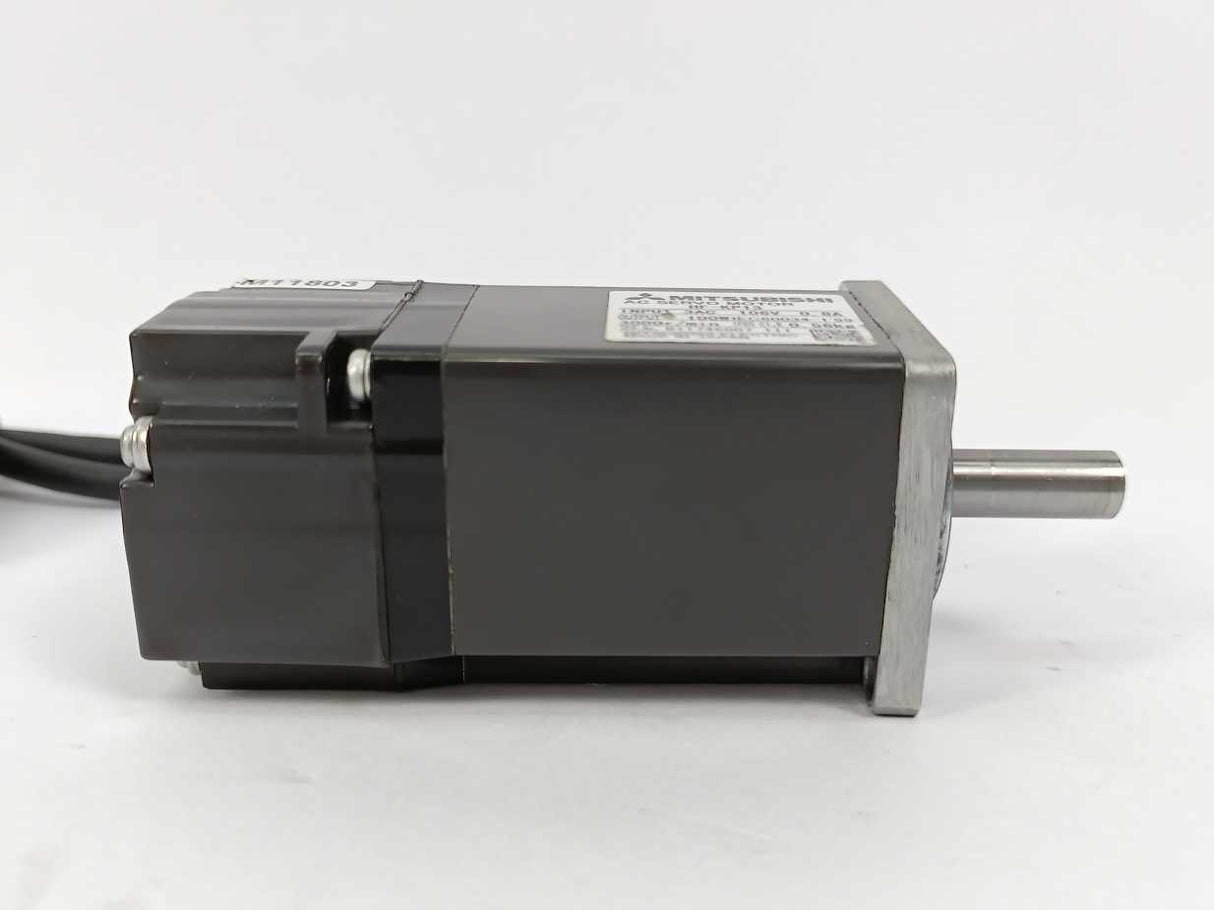 Mitsubishi HF-KP13 AC Servo Motor IN: 3AC, 106V, 0,8A, Out: 100W, 3000r/min