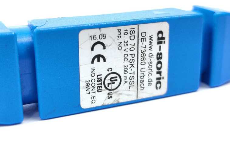 Di-Soric ISD70PSK-TSSL Inductive Tube Sensor ISDP