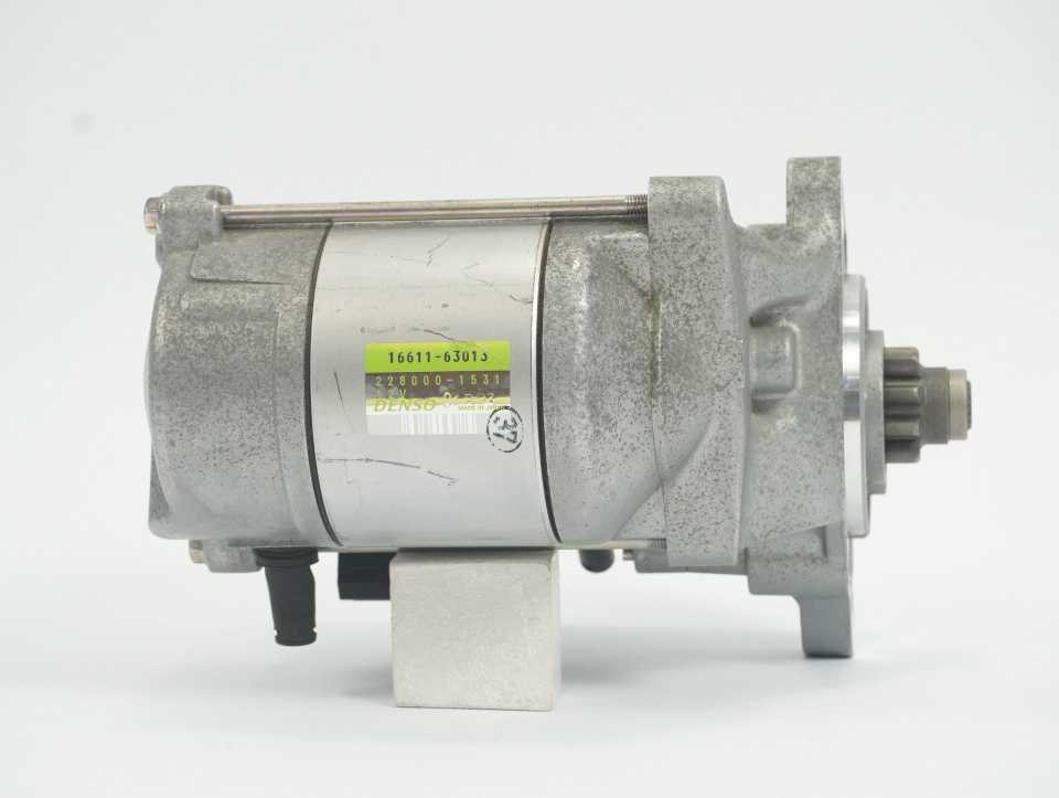 Denso 16611-63013 Starter Motor for Kubota Industrial Diesel Engines