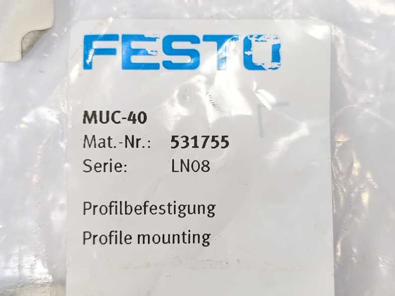 Festo 531755 Profile mounting, MUC-40