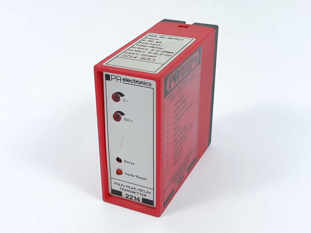 PR Electronics 2214 B2C1 Hold/Peak/Delay Transmitter