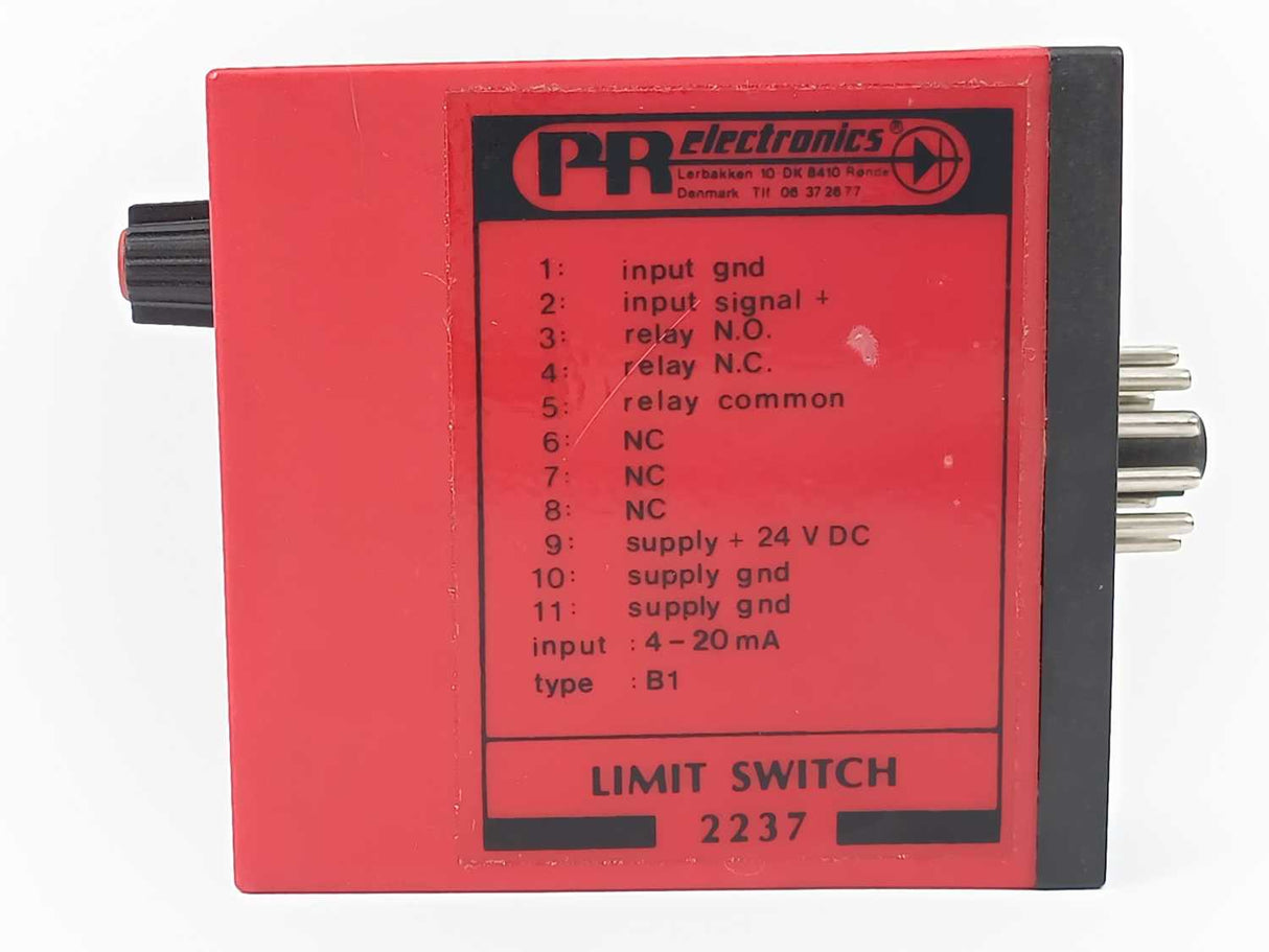 PR Electronics 2237 Limit Switch