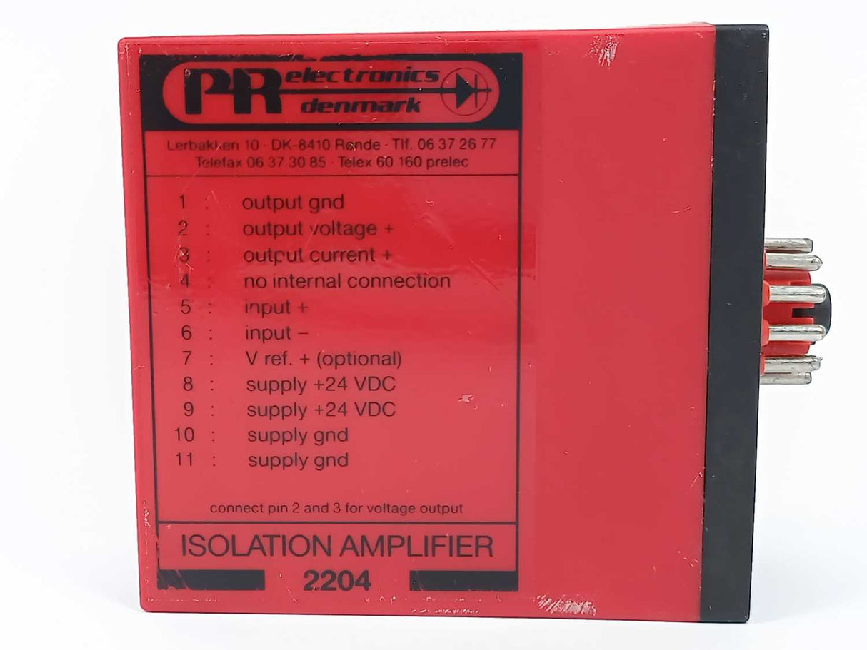 PR Electronics 2204 E2 Isolation Amplifier