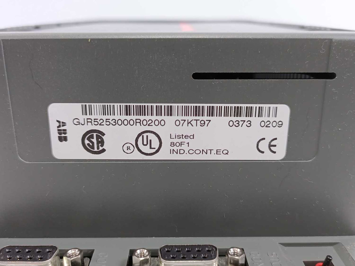 ABB GJR5253000R0200 07 KT 97 Advant Controller 31 Basic Unit