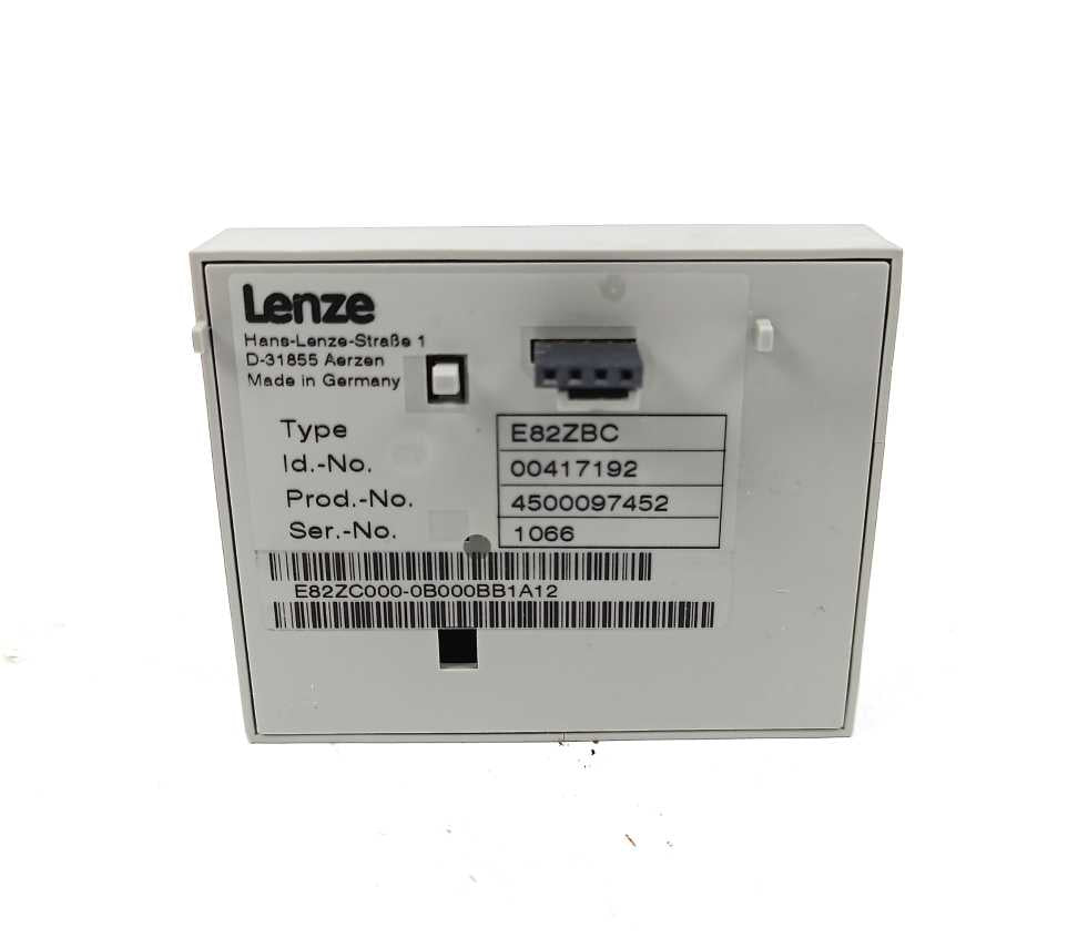 LENZE E82ZBC Operator Keypad Module 00417192