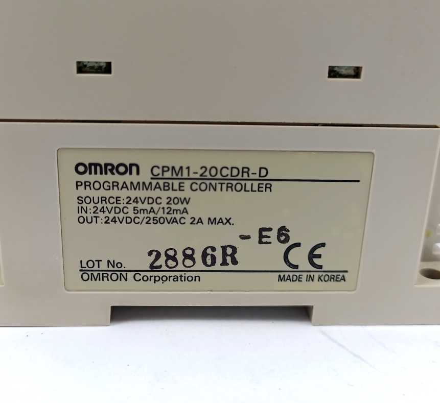 OMRON CMP1-20CDR-D Programmable Controller