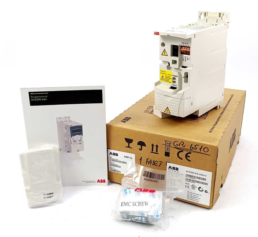 ABB 3AUA0000058166 ACS355-01E-02A4-2 Drive Module Pn 0.37 kW, 2.4 A