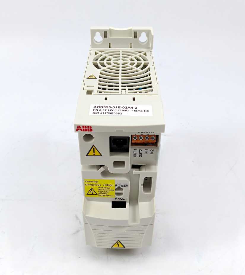 ABB 3AUA0000058166 ACS355-01E-02A4-2 Drive Module Pn 0.37 kW, 2.4 A