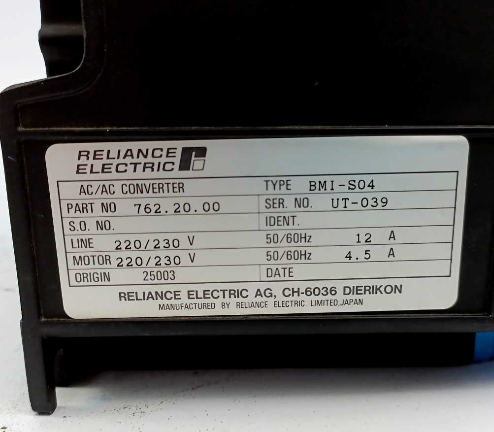 Reliance Electric 762.20.00 BMI-S04 AC/AC Converter